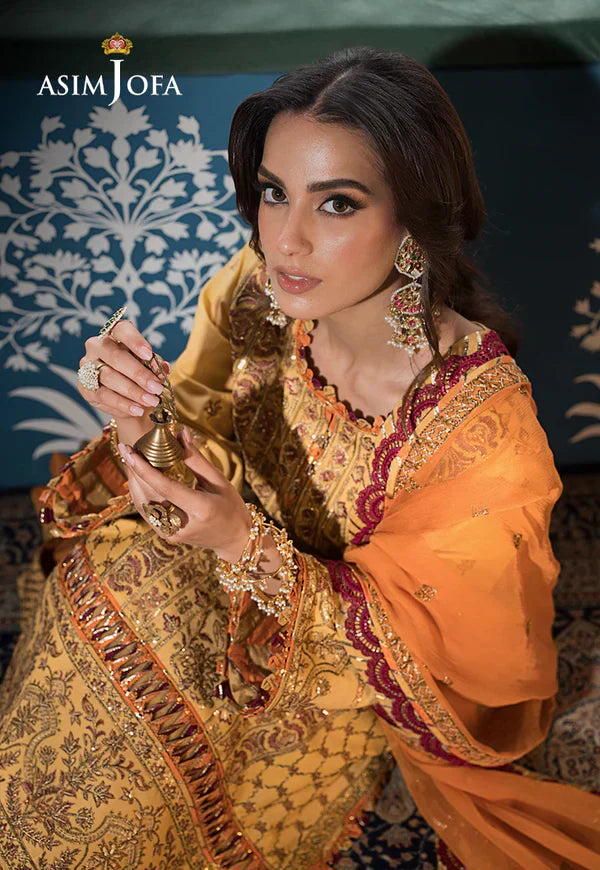 Asim Jofa | Fasana e Ishq Eid Luxury Lawn | AJFI-19 - House Of Hania