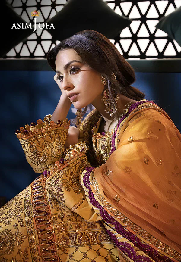 Asim Jofa | Fasana e Ishq Eid Luxury Lawn | AJFI-19 - House Of Hania