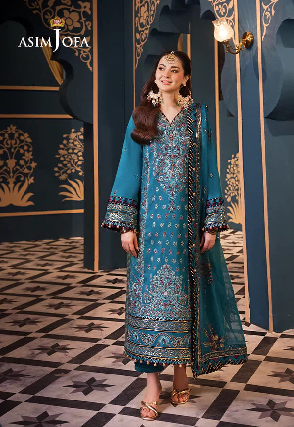 Asim Jofa | Fasana e Ishq Eid Luxury Lawn | AJFI-20 - House Of Hania