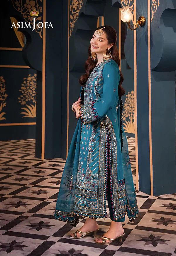 Asim Jofa | Fasana e Ishq Eid Luxury Lawn | AJFI-20 - House Of Hania