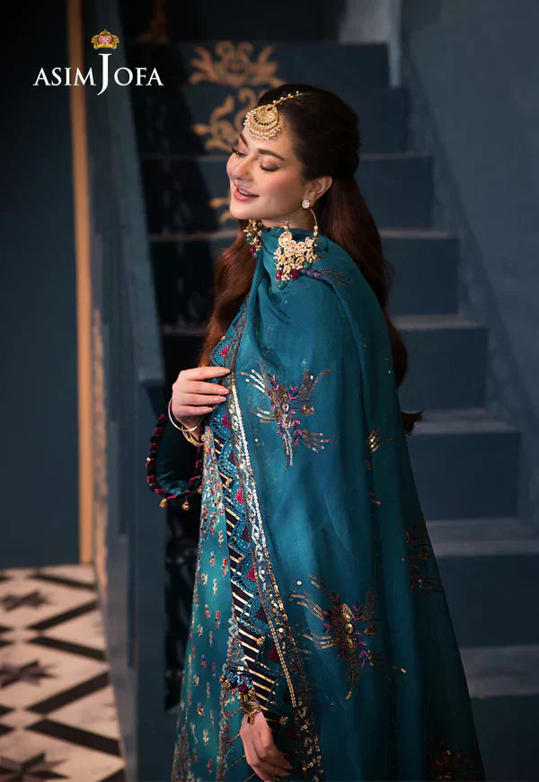 Asim Jofa | Fasana e Ishq Eid Luxury Lawn | AJFI-20 - House Of Hania