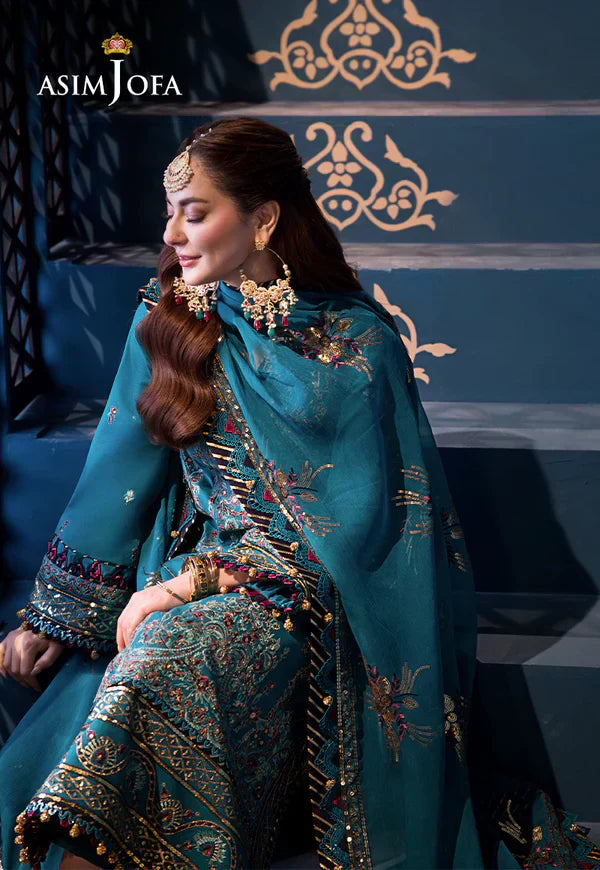 Asim Jofa | Fasana e Ishq Eid Luxury Lawn | AJFI-20 - House Of Hania