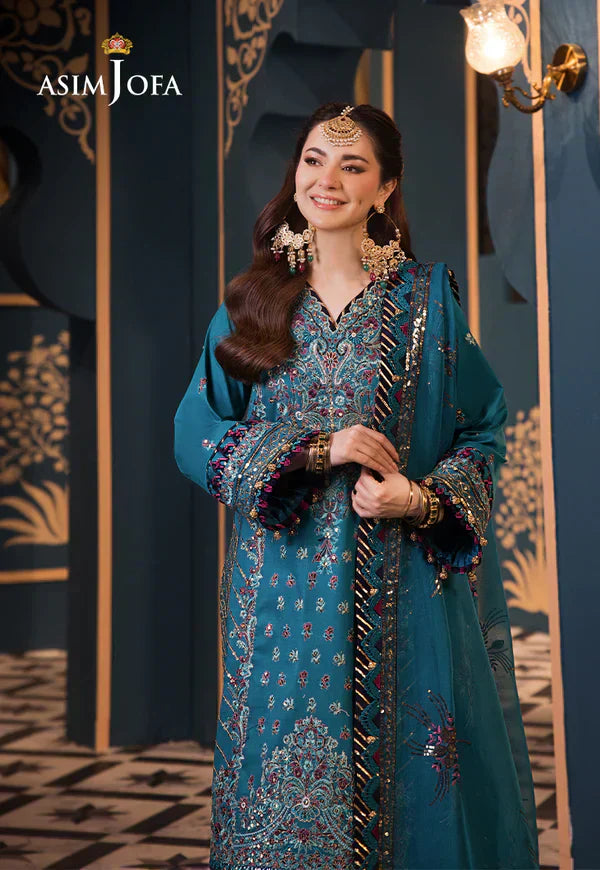 Asim Jofa | Fasana e Ishq Eid Luxury Lawn | AJFI-20 - House Of Hania