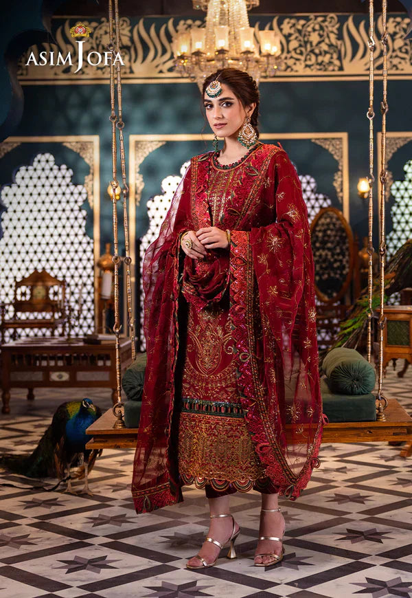 Asim Jofa | Fasana e Ishq Eid Luxury Lawn | AJFI-21 - House Of Hania
