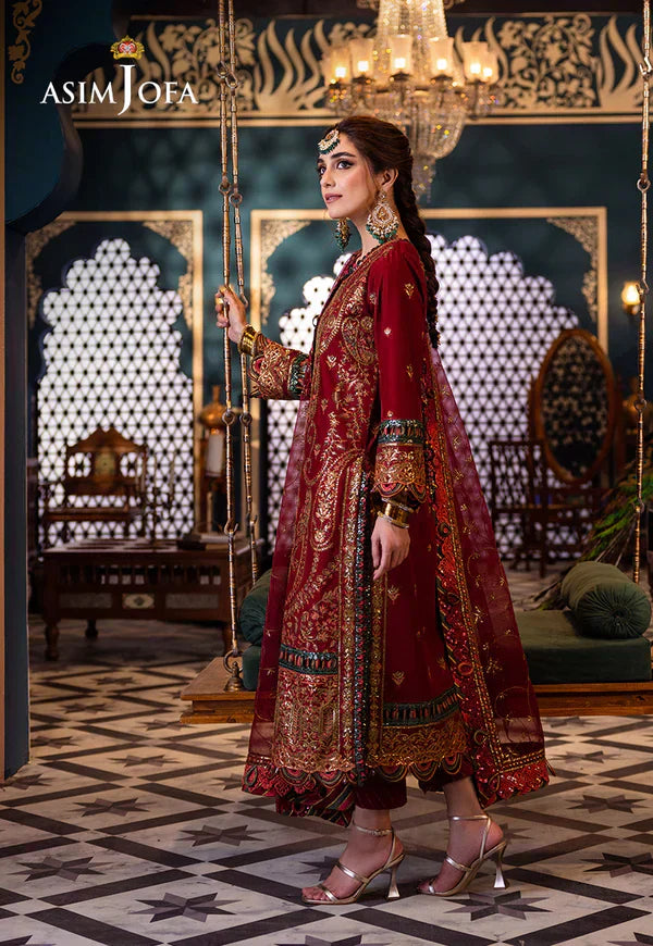 Asim Jofa | Fasana e Ishq Eid Luxury Lawn | AJFI-21 - House Of Hania