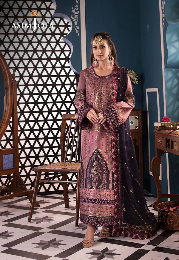 Asim Jofa | Fasana e Ishq Eid Luxury Lawn | AJFI-22 - House Of Hania