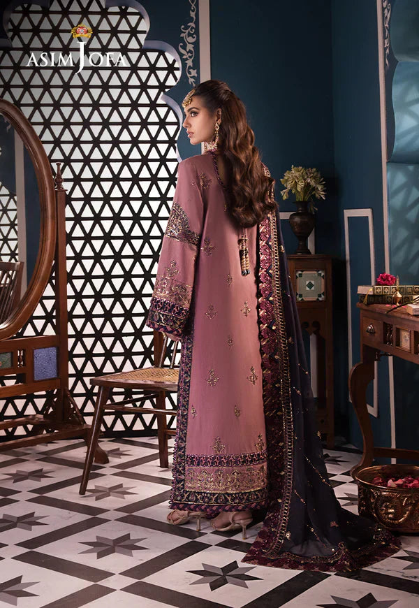 Asim Jofa | Fasana e Ishq Eid Luxury Lawn | AJFI-22 - House Of Hania