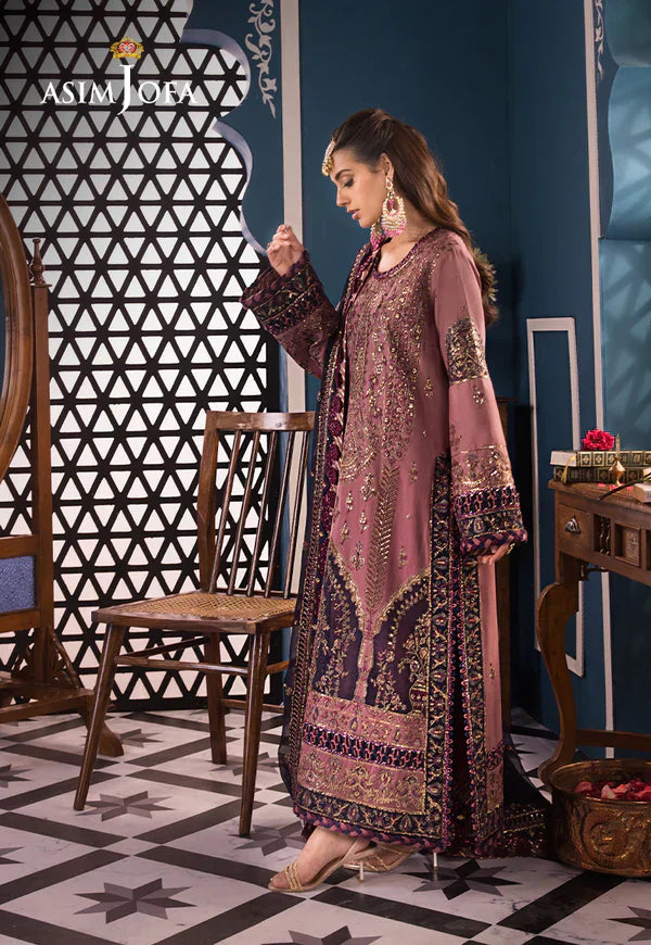 Asim Jofa | Fasana e Ishq Eid Luxury Lawn | AJFI-22 - House Of Hania