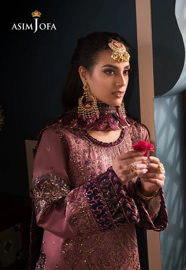 Asim Jofa | Fasana e Ishq Eid Luxury Lawn | AJFI-22 - House Of Hania