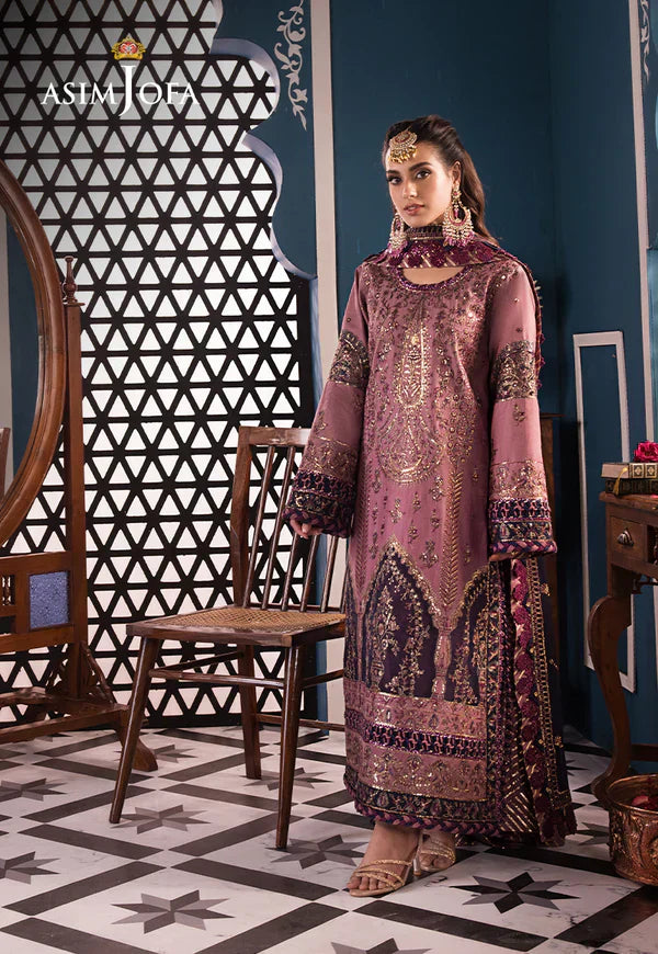 Asim Jofa | Fasana e Ishq Eid Luxury Lawn | AJFI-22 - House Of Hania