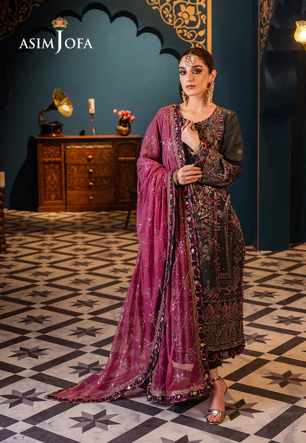 Asim Jofa | Fasana e Ishq Eid Luxury Lawn | AJFI-23 - House Of Hania