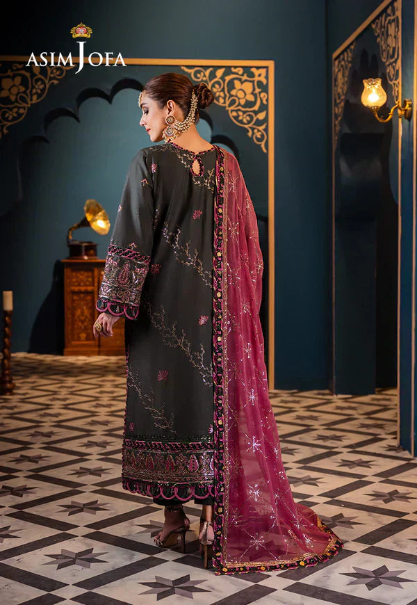 Asim Jofa | Fasana e Ishq Eid Luxury Lawn | AJFI-23 - House Of Hania