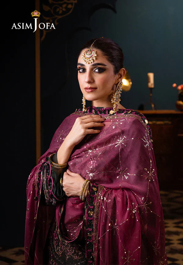 Asim Jofa | Fasana e Ishq Eid Luxury Lawn | AJFI-23 - House Of Hania