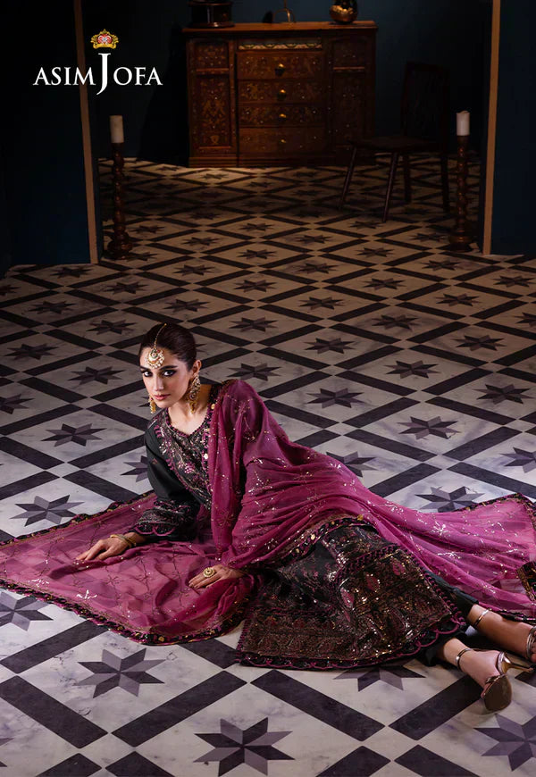 Asim Jofa | Fasana e Ishq Eid Luxury Lawn | AJFI-23 - House Of Hania