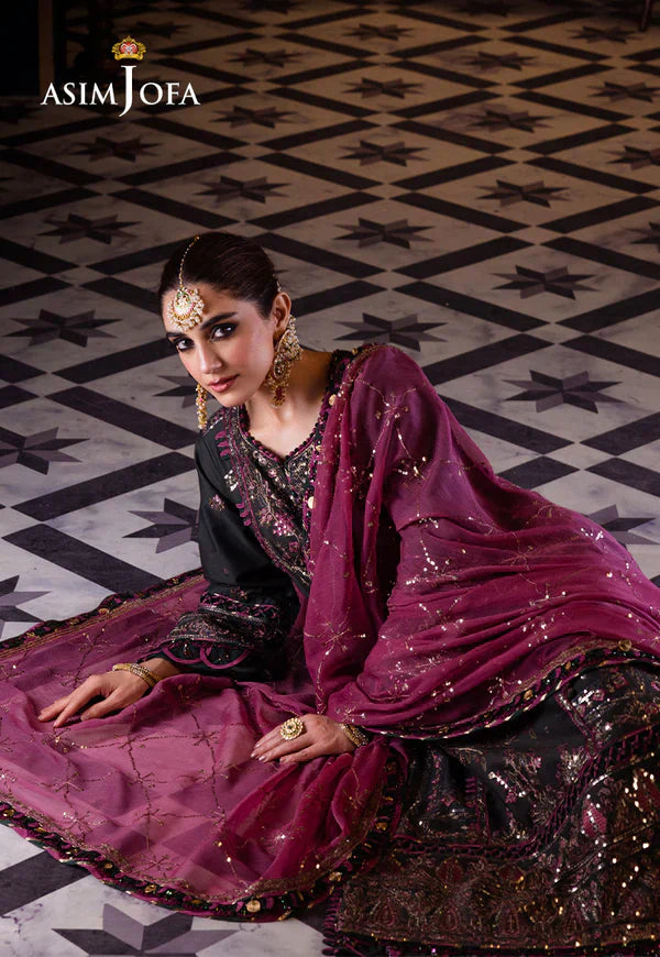 Asim Jofa | Fasana e Ishq Eid Luxury Lawn | AJFI-23 - House Of Hania