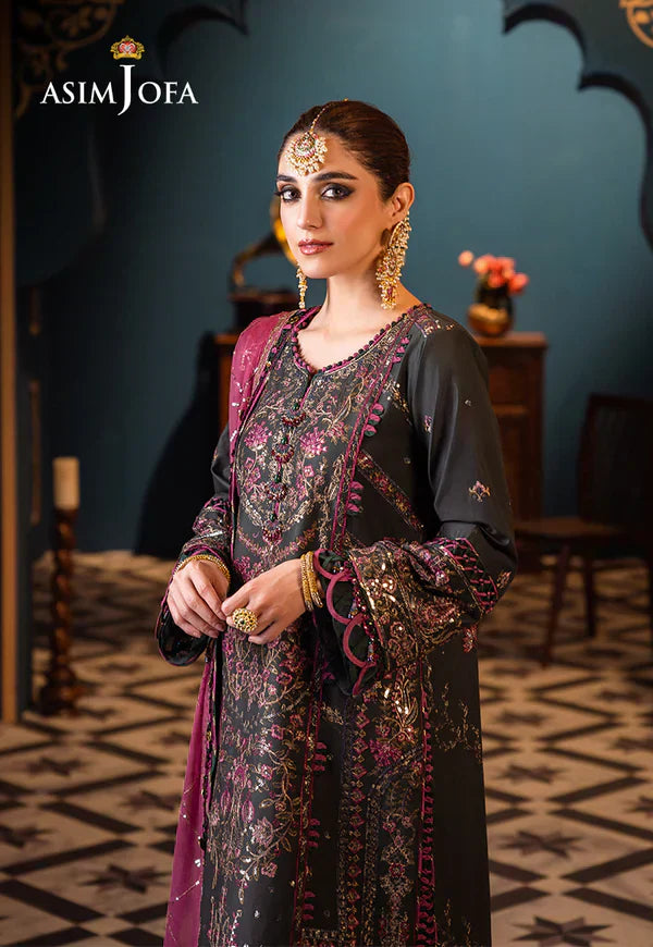 Asim Jofa | Fasana e Ishq Eid Luxury Lawn | AJFI-23 - House Of Hania