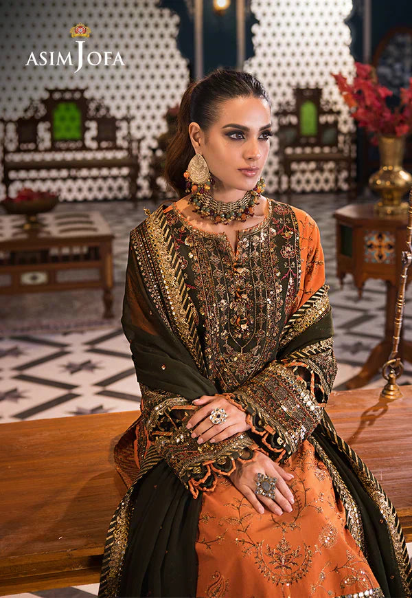 Asim Jofa | Fasana e Ishq Eid Luxury Lawn | AJFI-24 - House Of Hania