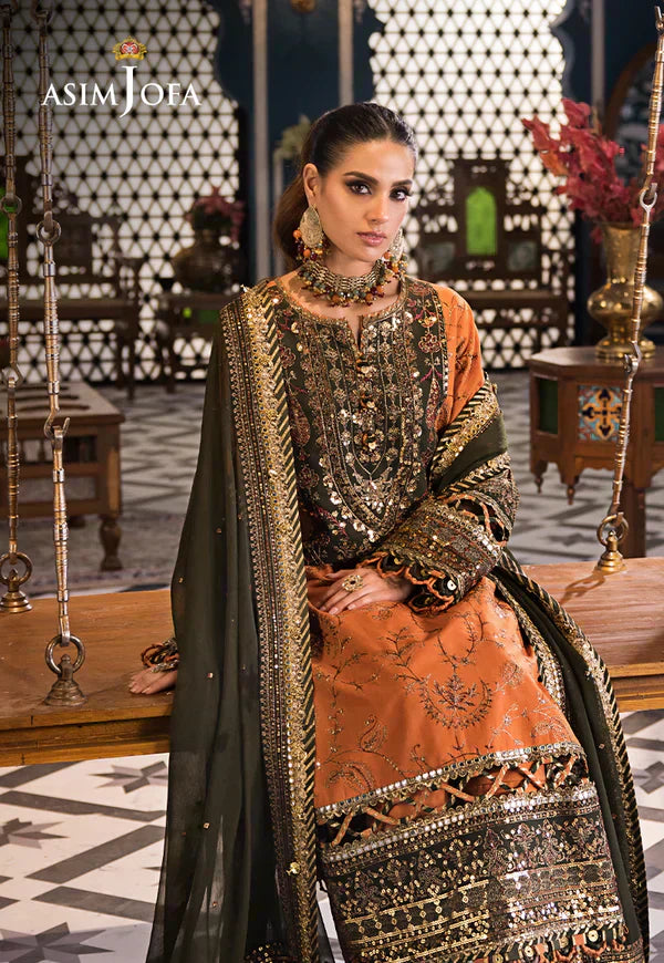 Asim Jofa | Fasana e Ishq Eid Luxury Lawn | AJFI-24 - House Of Hania