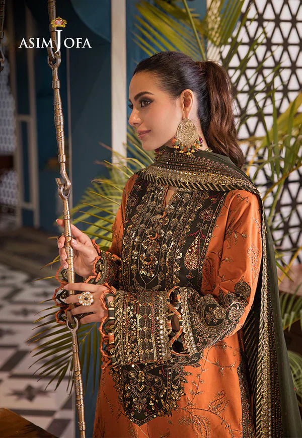 Asim Jofa | Fasana e Ishq Eid Luxury Lawn | AJFI-24 - House Of Hania