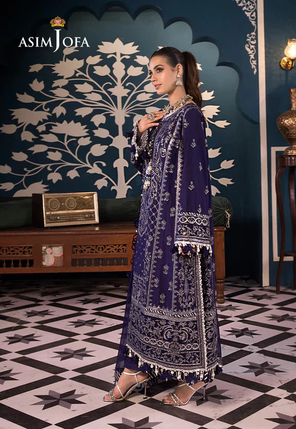 Asim Jofa | Fasana e Ishq Eid Luxury Lawn | AJFI-25 - House Of Hania