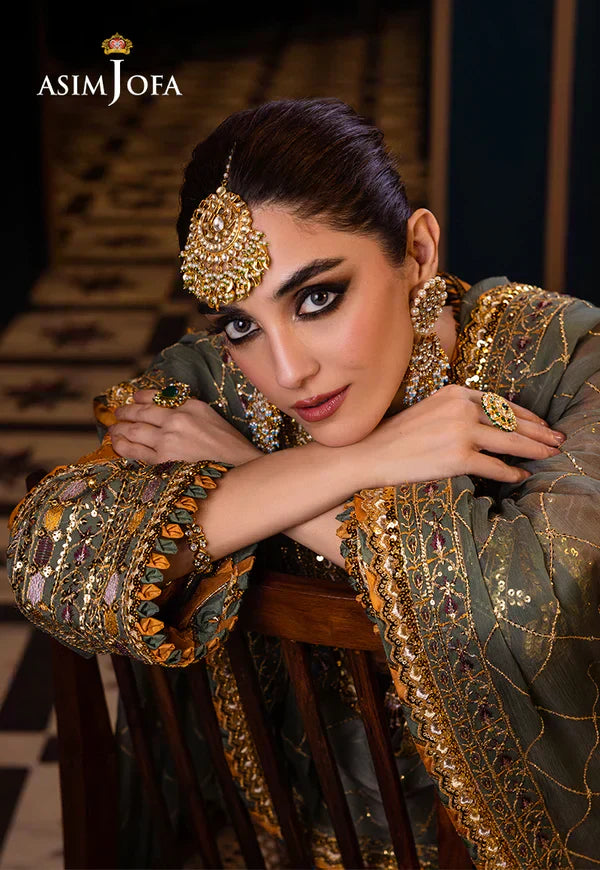 Asim Jofa | Fasana e Ishq Eid Luxury Lawn | AJFI-26 - House Of Hania
