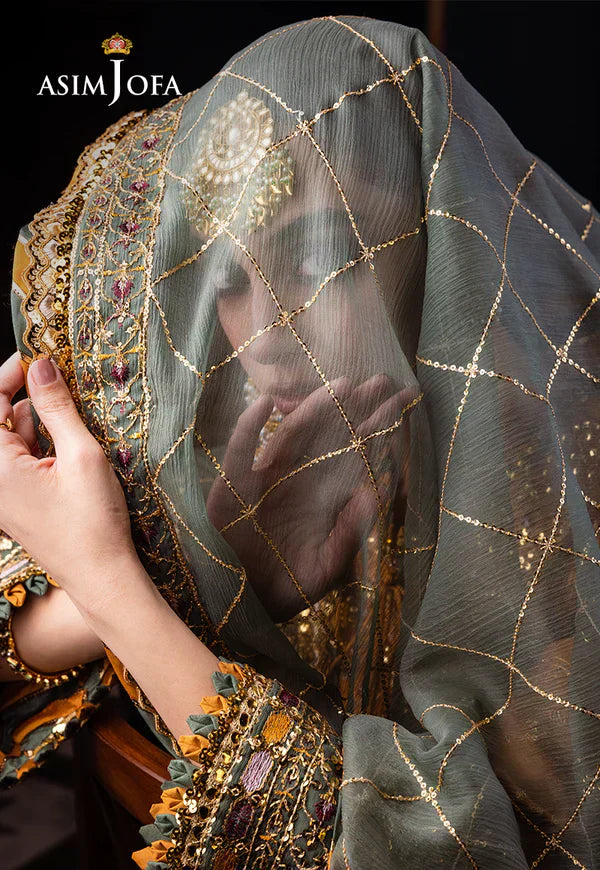 Asim Jofa | Fasana e Ishq Eid Luxury Lawn | AJFI-26 - House Of Hania