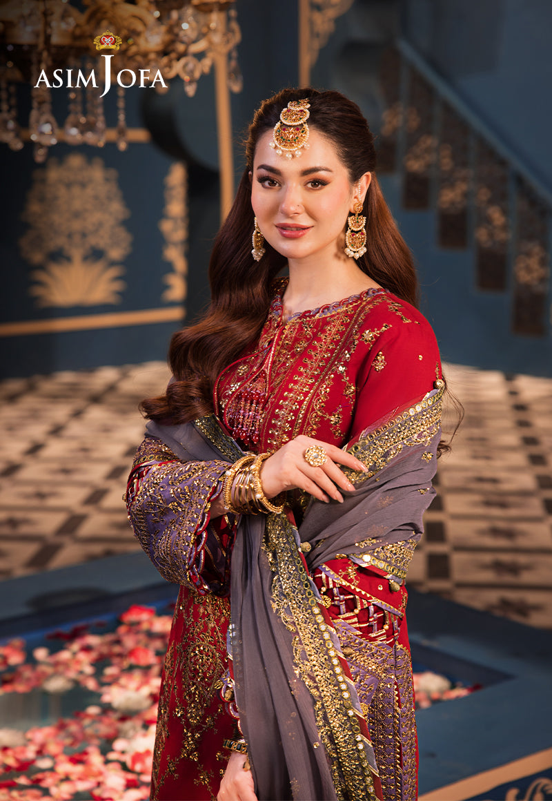 Asim Jofa | Fasana e Ishq Eid Luxury Lawn | AJFI-27 - House Of Hania