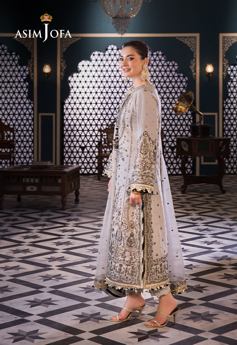 Asim Jofa | Fasana e Ishq Eid Luxury Lawn | AJFI-28 - House Of Hania