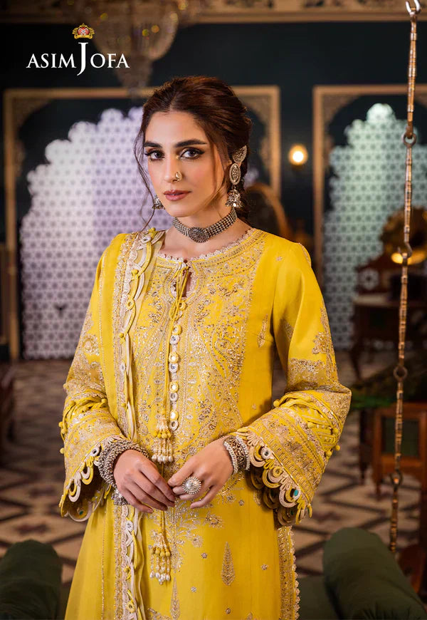 Asim Jofa | Fasana e Ishq Eid Luxury Lawn | AJFI-29 - House Of Hania