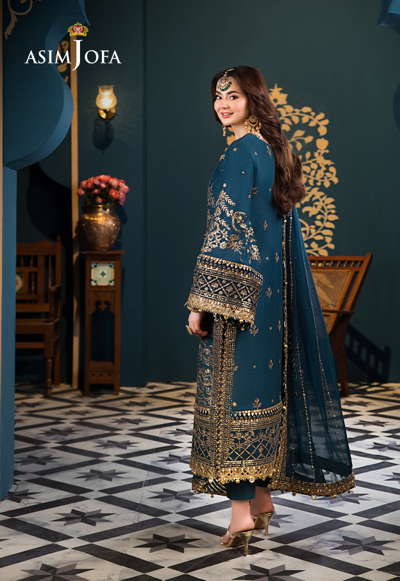 Asim Jofa | Fasana e Ishq Eid Luxury Lawn | AJFI-30 - House Of Hania
