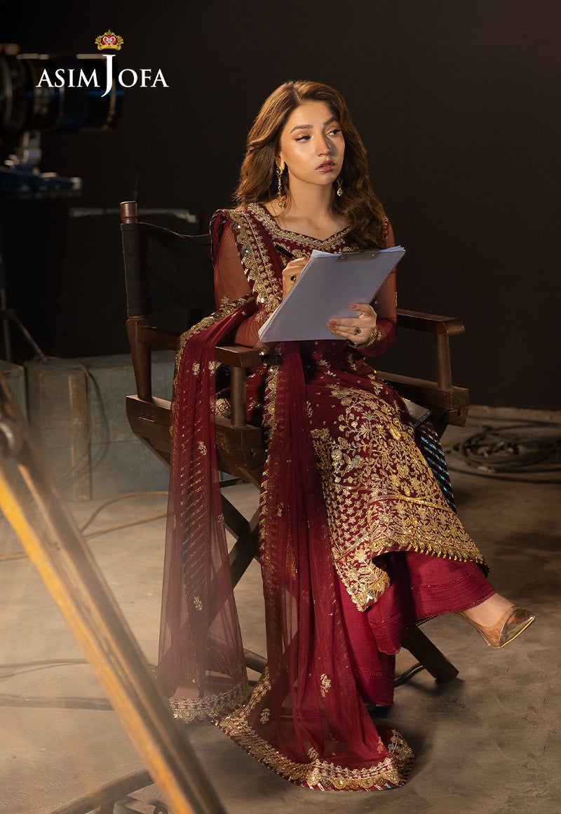 Asim Jofa | Festive Collection 25 | AJLLF-01 - House Of Hania