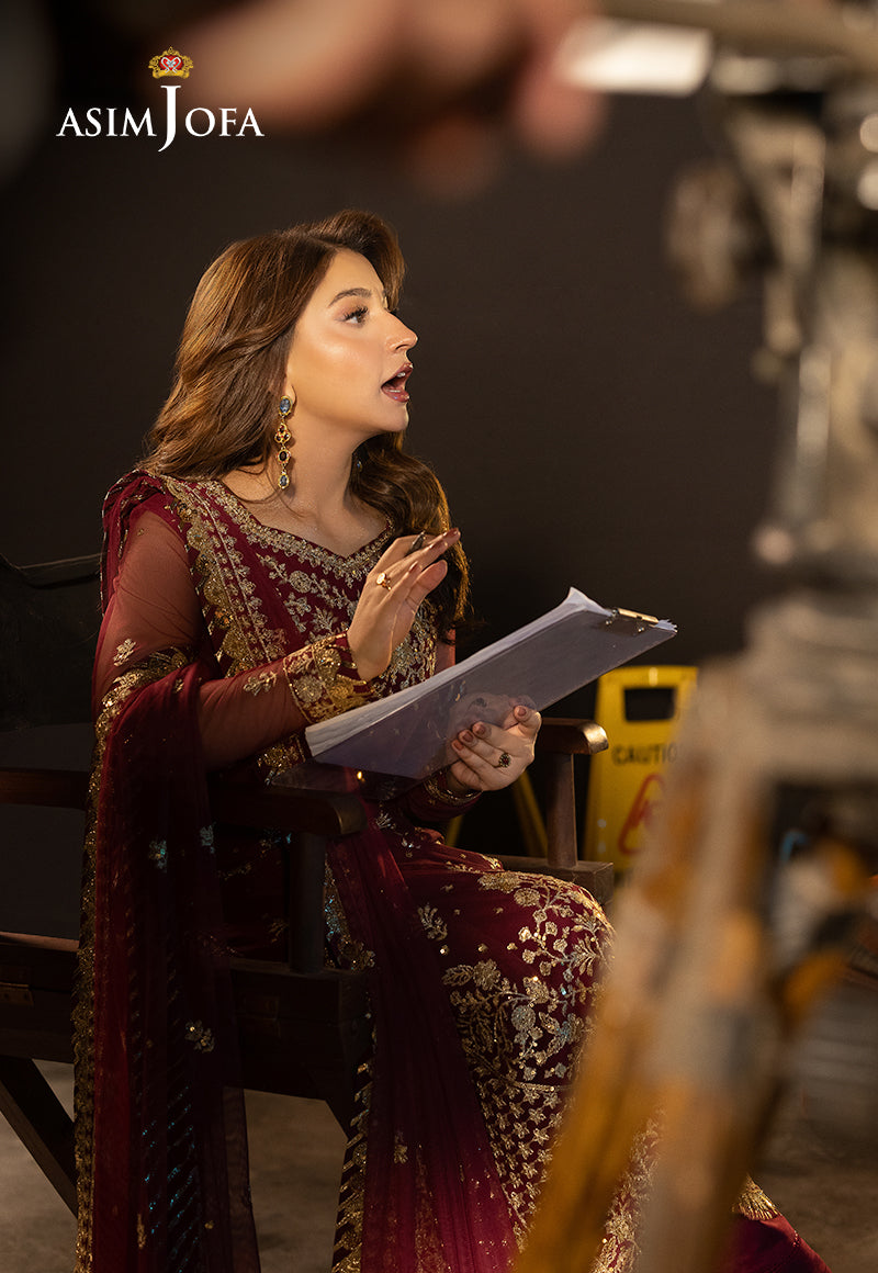 Asim Jofa | Festive Collection 25 | AJLLF-01 - House Of Hania