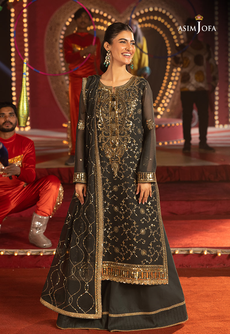 Asim Jofa | Festive Collection 25 | AJLLF-02 - House Of Hania