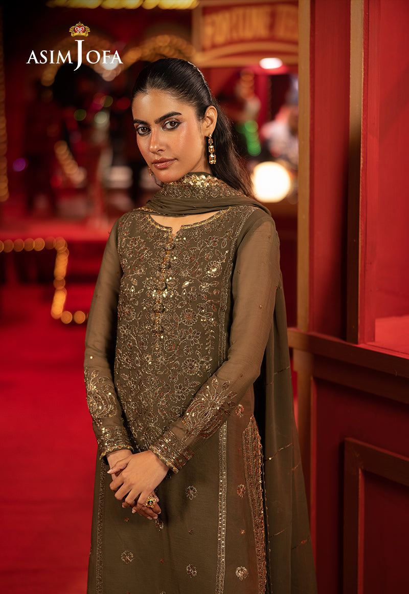 Asim Jofa | Festive Collection 25 | AJLLF-07 - House Of Hania