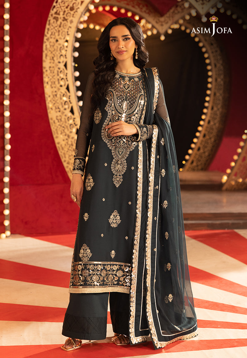Asim Jofa | Festive Collection 25 | AJLLF-08 - House Of Hania