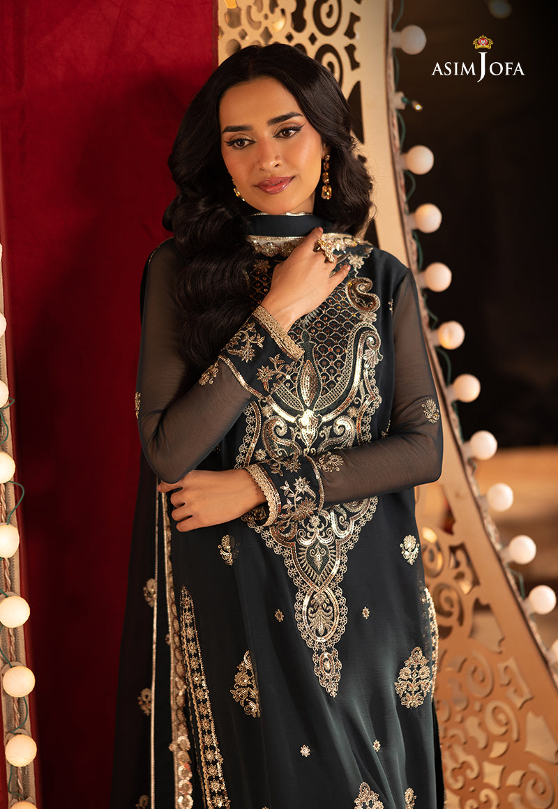 Asim Jofa | Festive Collection 25 | AJLLF-08 - House Of Hania