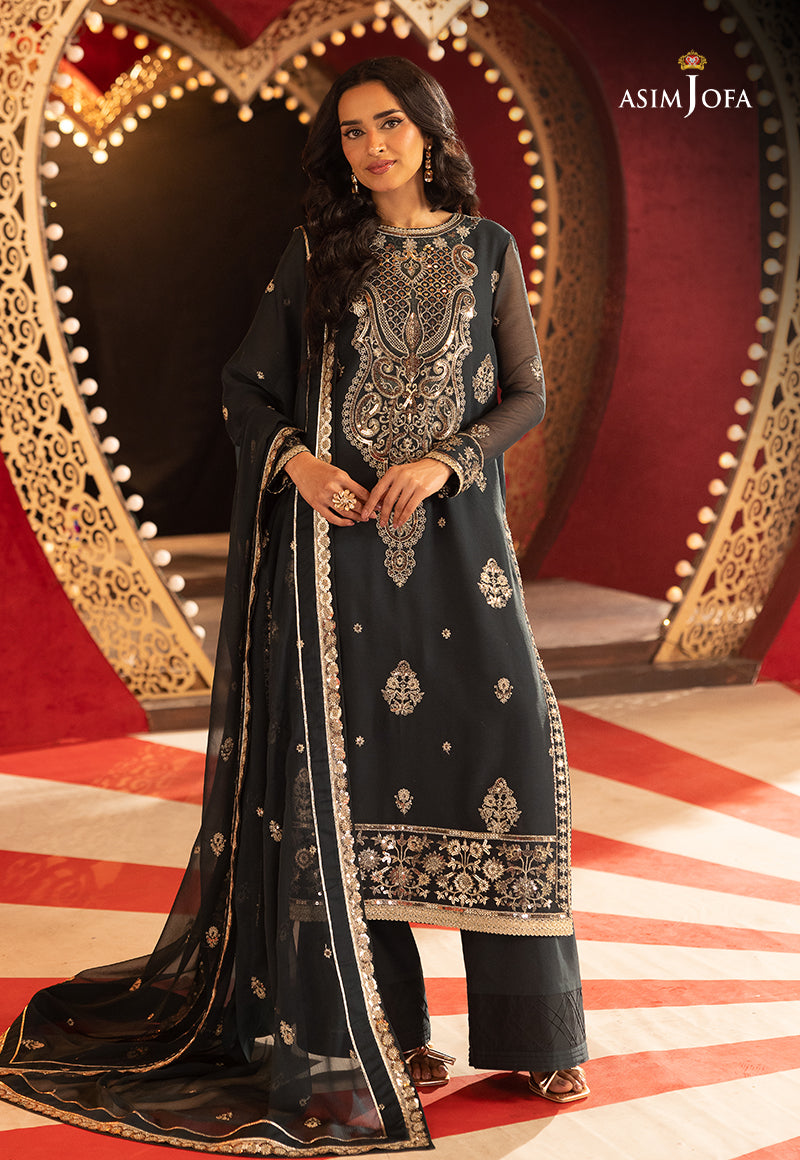 Asim Jofa | Festive Collection 25 | AJLLF-08 - House Of Hania