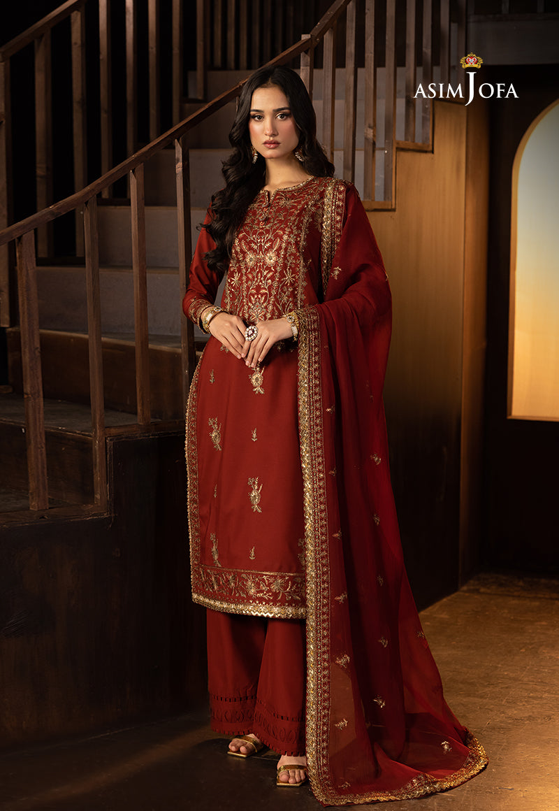 Asim Jofa | Festive Collection 25 | AJLLF-18 - House Of Hania