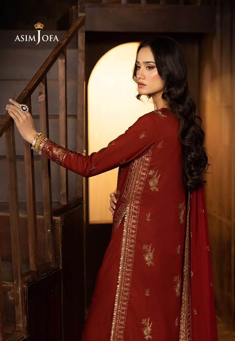 Asim Jofa | Festive Collection 25 | AJLLF-18 - House Of Hania
