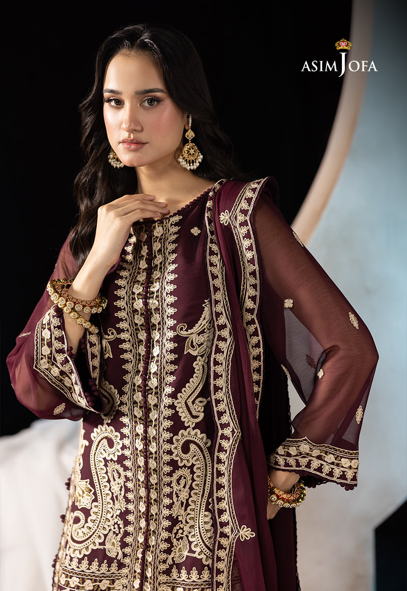 Asim Jofa | Festive Collection 25 | AJLLF-19 - House Of Hania