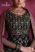 Asim Jofa | Festive Collection 26 | AJULFI-01 Embroidered Net 2 Pcs - House Of Hania