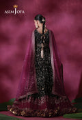 Asim Jofa | Festive Collection 26 | AJULFI-01 Embroidered Net 2 Pcs - House Of Hania
