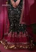 Asim Jofa | Festive Collection 26 | AJULFI-01 Embroidered Net 2 Pcs - House Of Hania
