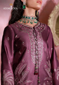 Asim Jofa | Festive Collection 26 | AJULFI-03 Embroidered Charmeuse Silk  3 Pcs - House Of Hania