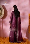 Asim Jofa | Festive Collection 26 | AJULFI-03 Embroidered Charmeuse Silk  3 Pcs - House Of Hania
