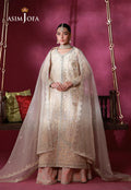 Asim Jofa | Festive Collection 26 | AJULFI-08 Embroidered Organza 3 Pcs - House Of Hania