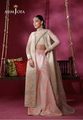 Asim Jofa | Festive Collection 26 | AJULFI-08 Embroidered Organza 3 Pcs - House Of Hania