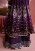 Asim Jofa | Festive Collection 26 | AJULFI-09 Embroidered Net 2 Pcs - House Of Hania