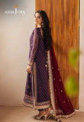 Asim Jofa | Heeriye | AJHE-01 EMBROIDERED CHIFFON 3 PCS - House Of Hania