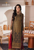 Asim Jofa | Heeriye | AJHE-06 EMBROIDERED CHIFFON 3 PCS - House Of Hania